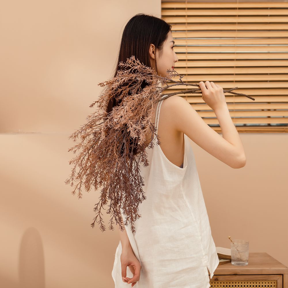 Fake flowers wedding dry mid-rime water grass INS style artificial flowers manufacturer home decoration cross-border wholesale MW82102