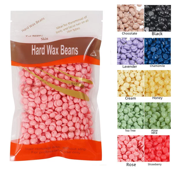 Depilatory wax bean 100g Beeswax bean paper-free Depilatory wax hard wax bean cross-border source