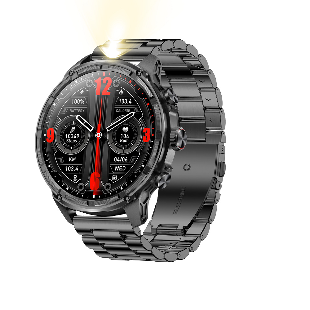 V99 reloj inteligente Bluetooth llamadas flash 1.85 pulgadas frecuencia cardíaca oxígeno multi-deporte reloj inteligente impermeable