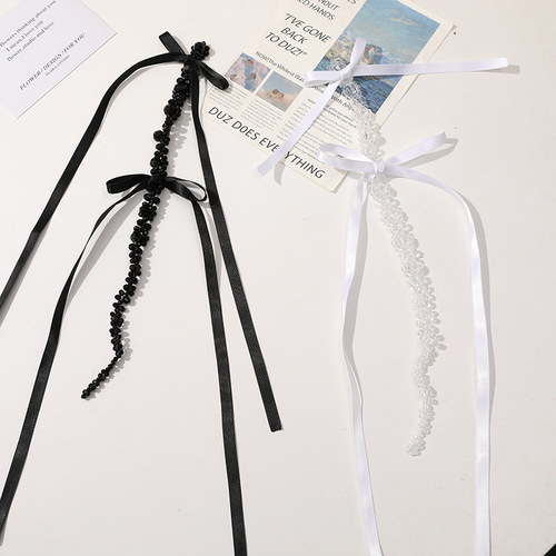French Leisure Handmade Ribbon Crystal Tassel Earring Accessories DIY Craft Earrings Bag Fashion Accessory