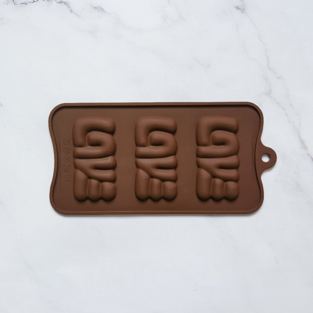 3 amores de chocolate 176 molde de silicona pastel helado pudín molde de postre jabón utensilios