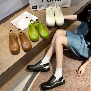 Axi Ge's 2023 New Four-Season Closed-Toe Sandals, Trendy Versatile Thick-Soled Flat Sandals Wholesale