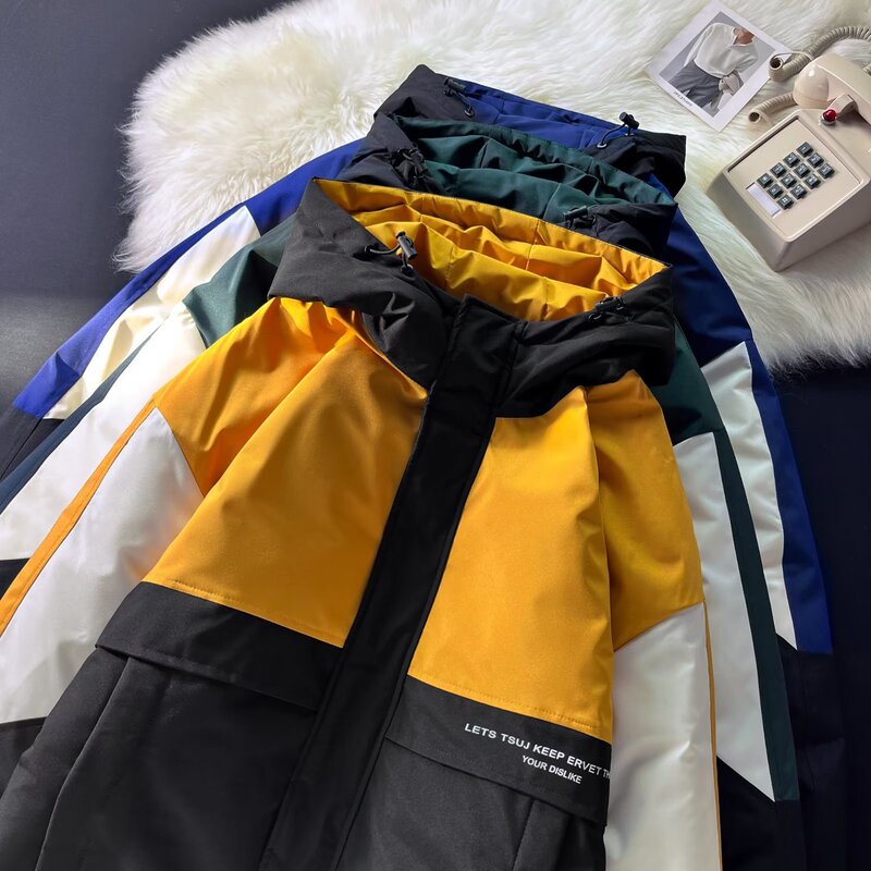 Mountain Casual Jacket Men's Explosive Outdoor Charge Jacket Coat Windbreaker Men's and Women's Hooded Trendy Brand All-match Down Jacket Trendy Mountain Casual Jacket Men's Explosive Outdoor Charge Jacket Coat Windbreaker Men's and Women's Hooded Trendy Brand All-match Down Jacket Trendy