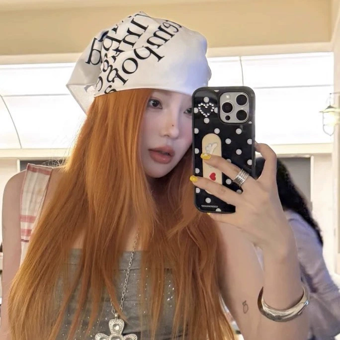 Большой квадратный шарф-труба, женский шелковый шарф, стример, хвост, летняя солнцезащитная шаль, повязка для волос с надписью, платок