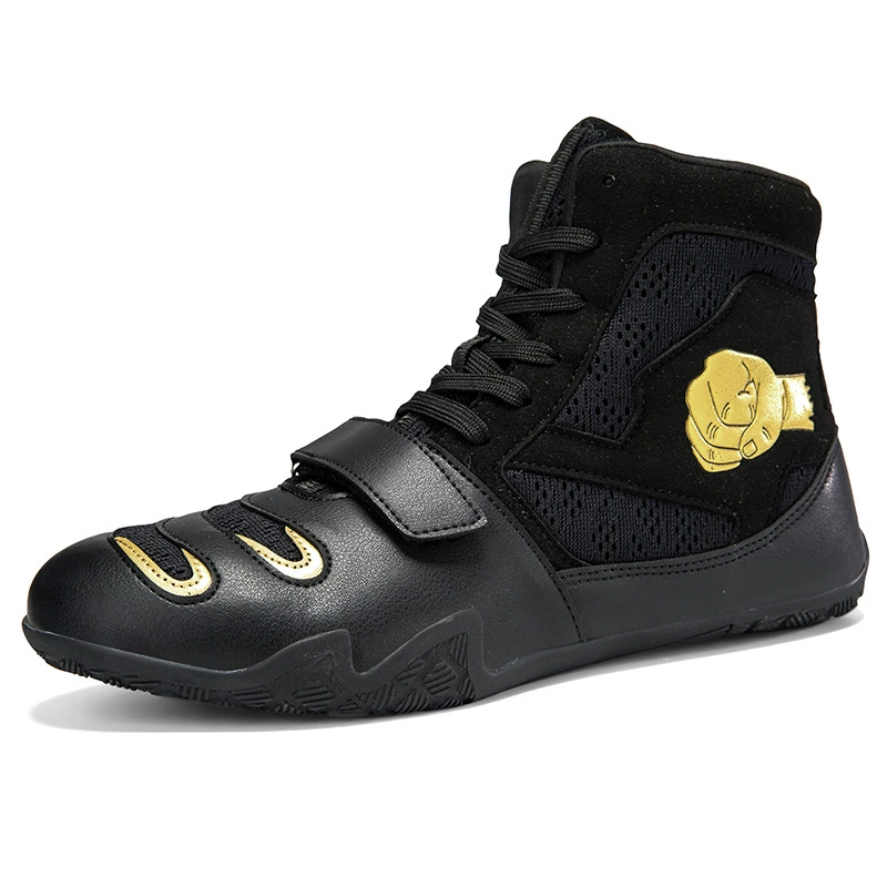 Боксерская обувь мужская и женская обувь для борьбы с борьбой обувь короткая борьба сапоги сапоги
