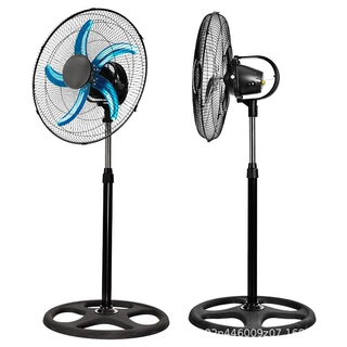 跨境18寸360度摇头电风扇三合一家用商用三挡大风力落地风扇110V