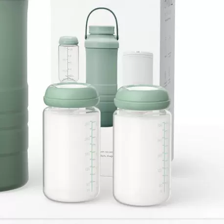 母婴用品pp塑料冰箱冷藏杯乳汁母乳保鲜 牛奶杯儿童夏季水杯 包装