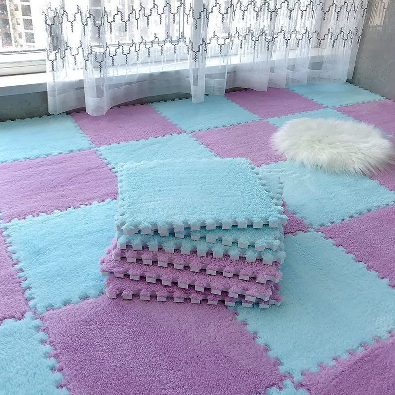 Модульные ковровые плитки 30×30×1,6 см, плитки с пазом, однотонные и многоцветные наборы