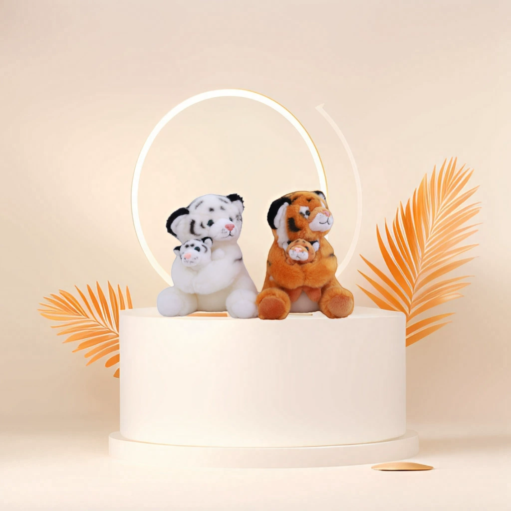 Симулятор маленькой тигровой куклы плюшевая игрушка милый сибирский тигр кукла белый тигр тряпичная кукла детский подарок на день рождения