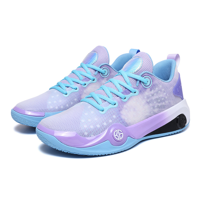 Zapatos de baloncesto para hombres y mujeres de verano baja malla transpirable antideslizante antiabrasión amortiguador zapatos de guerra suaves ligeros image 4