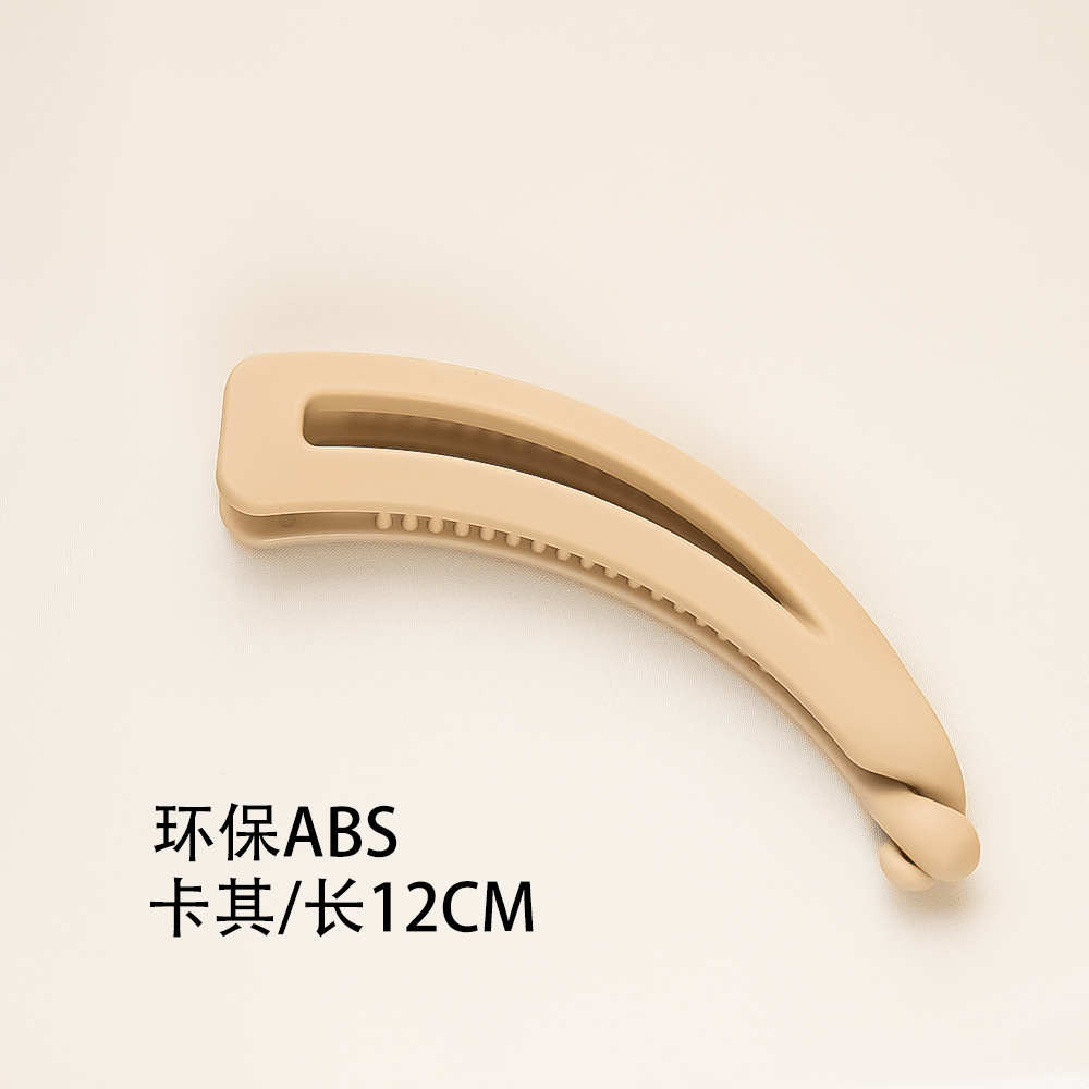 Cross-border Amazon Moda de la parte posterior de la cabeza de cola de caballo clip de plátano simple todo partido clip tocado horquilla femenina