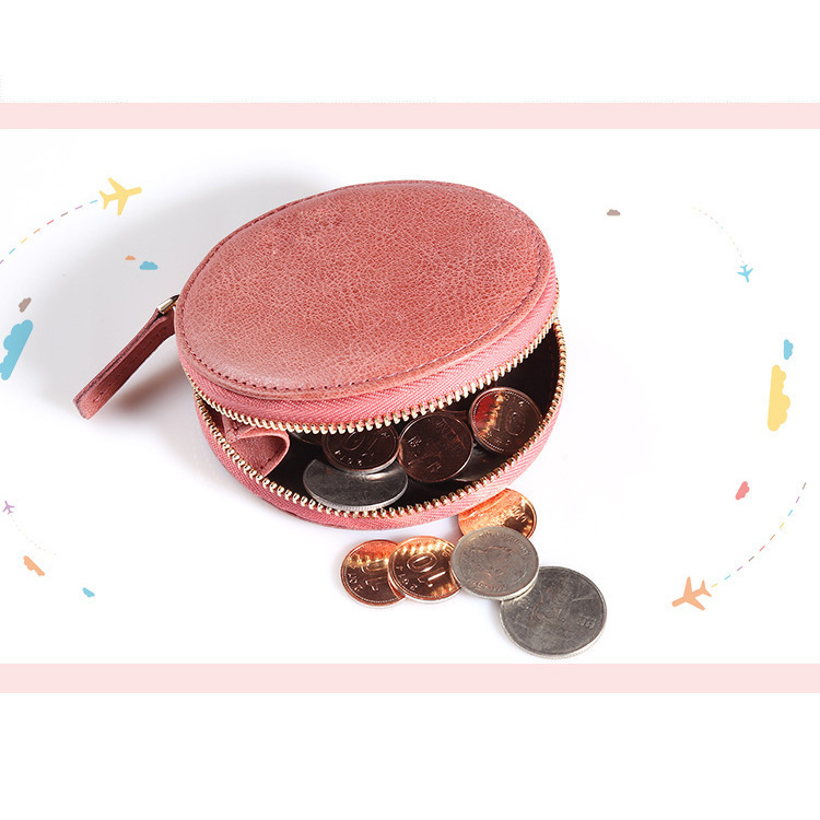 Processing Customized Personalized Trendyy Unique Women's Round Zipper Leather Mini Coin Bag Portable Pu Coin Purse Processing Customized Personalized Trendyy Unique Women's Round Zipper Leather Mini Coin Bag Portable Pu Coin Purse