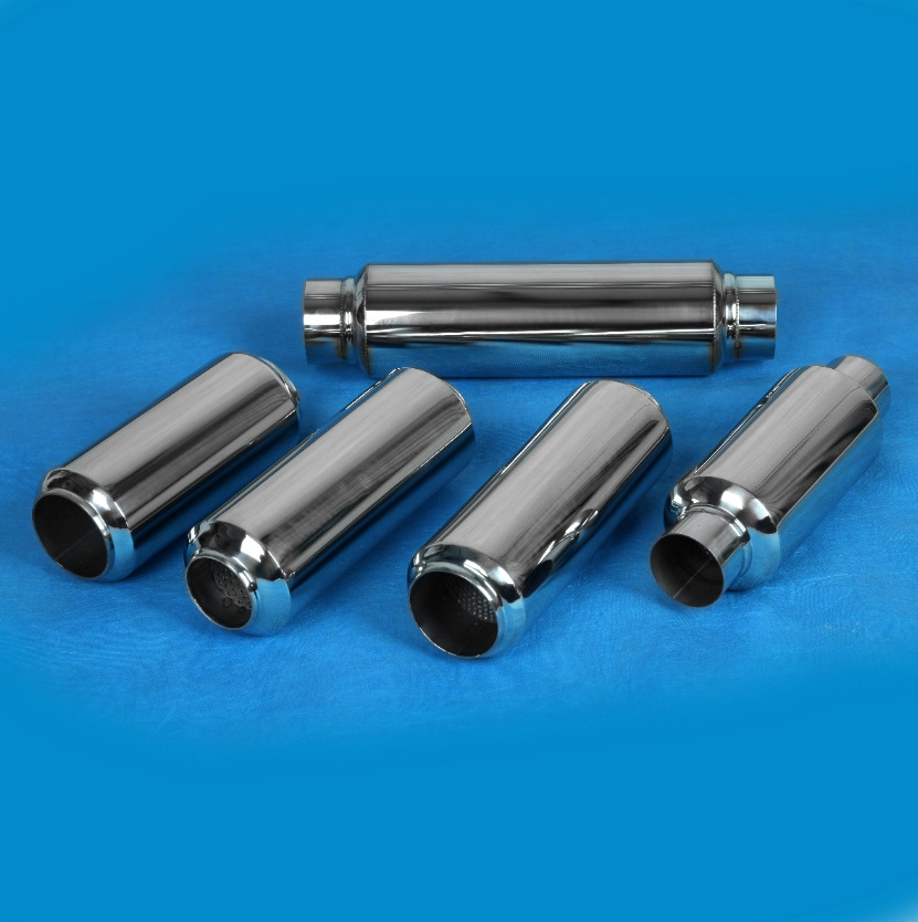 Manufacturer's In-Stock Wholesale Stainless Steel Mid-Section Modified Car Silencer Sound Resonator Exhaust Pipe Tailpipe