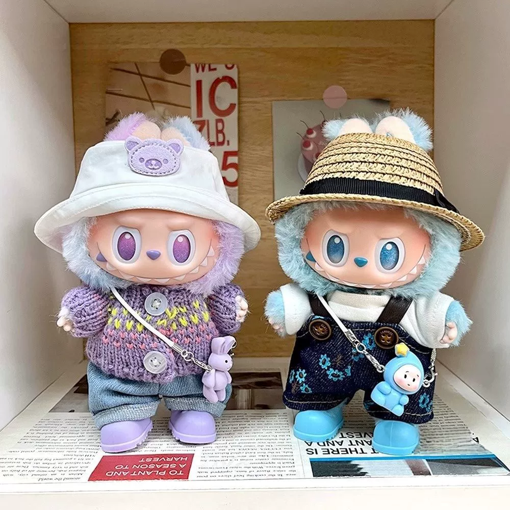 POPMART впереди высокой энергии третьего поколения Labb Loyalty Babl эмаль labubu3.0 одежда модная юбка