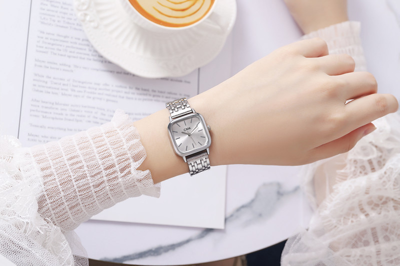 orologio da polso da donna con bracciale, moda, semplice, temperamento, compatto, orologio da polso, spot_voghion.com