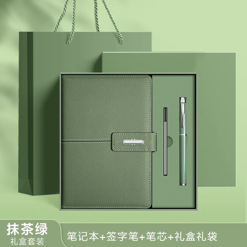 Caja de regalo de notebook A5 de negocios logotipo personalizado de alto nivel Lincoln botón de cuaderno de notas subcuaderno de eventos regalos image 24