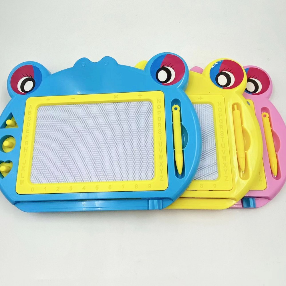 Tablero de dibujo magnético para niños tablero de color tablero de dibujo de escritura de dibujos animados puesto de graffiti de Color 2 yuanes tienda departamental papelería al por mayor