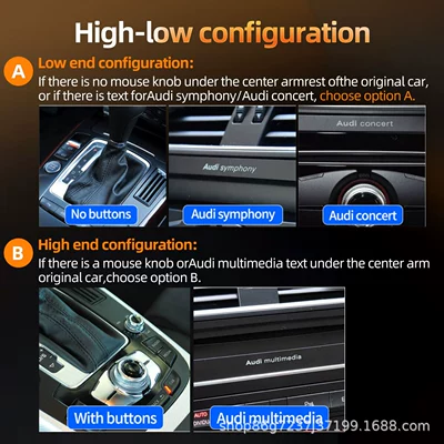 DVD Navigation: B8 8.8inch Navigation Central