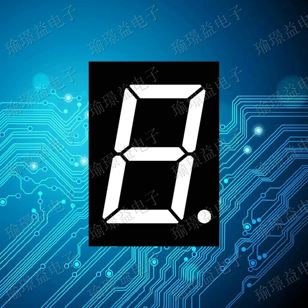 Светодиодная цифровая трубка 1,20 дюйма один бит синяя цифровая трубка 12101AB1210BB завод прямых продаж