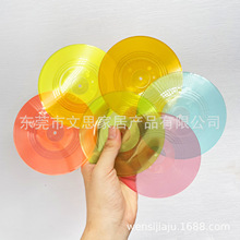 彩色复古黑胶彩胶小唱片杯垫物料咖啡CD垫隔热防滑餐垫nfc音乐