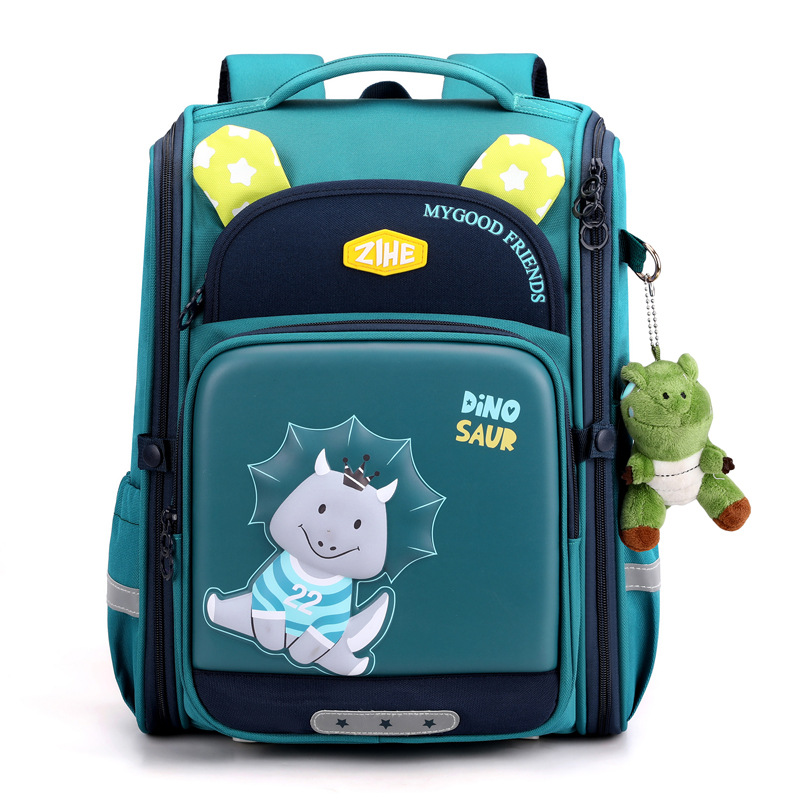 Bolsas escolares para niños transfronterizos Bolsa de espacio 3D de dibujos animados de escuela primaria estudiante mochila protección de la columna vertebral Niña de cuarto grado Escuela primaria