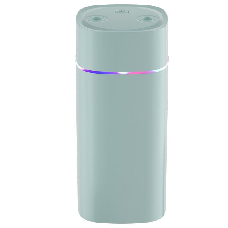 静音USB双喷雾加湿器 卧室办公车载便携礼品大雾量小型家用加湿器|undefined