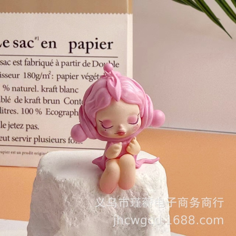 SP改娃萌粒泡泡玛特潮玩手办公仔盲盒手机链DIY摆件礼物批发PVC材|undefined