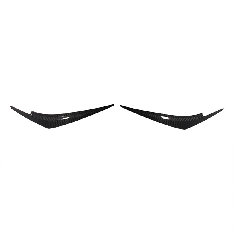 Suitable for 23-27 Subaru WRX dry carbon fiber headlight eyebrow covers WRX dry carbon front headlight LED eyebrow cover shell