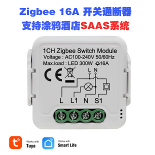 Graffiti Smart zigbee Switch On/Off SaaS Smart Switch Hotel 16A High Power Light Switch