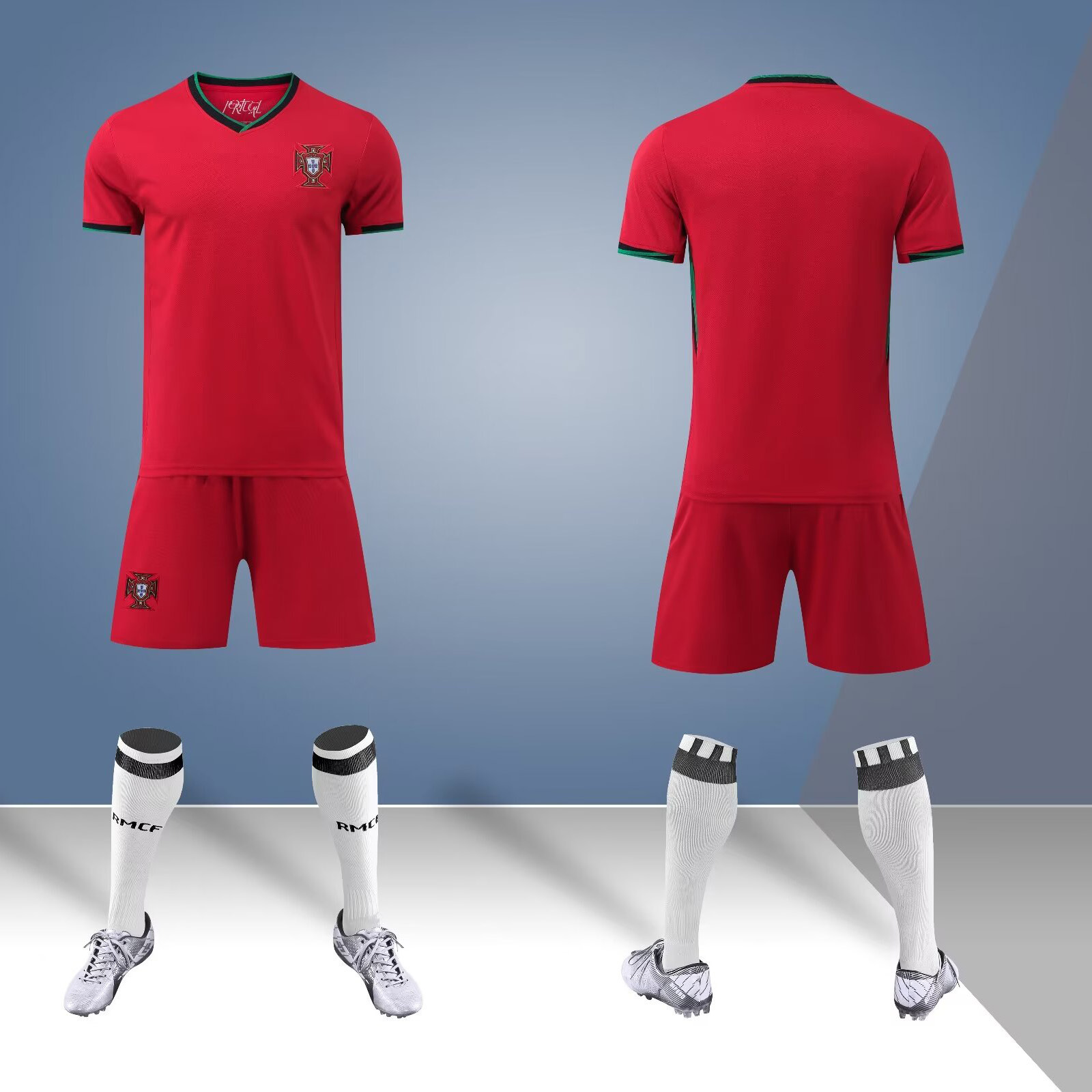 2425 juego de ropa de fútbol para adultos y niños Copa del Mundo Club de secado rápido para hombres y mujeres equipos de impresión de entrenamiento