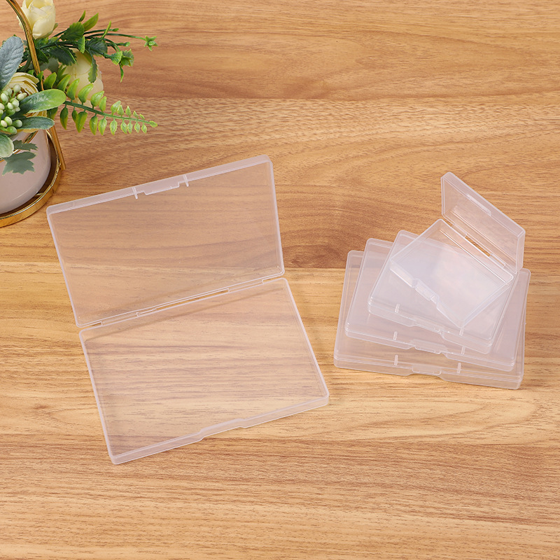 名刺の長方形のプラスチックの平たい箱の砂糖の紙のもち米の紙の包装箱の部品の箱の電子の部品の箱のカードの箱の空の箱