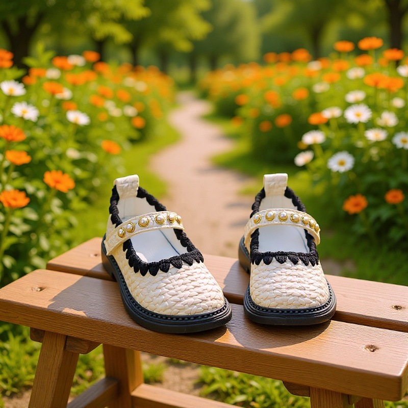 Zapatos de niñas princesa zapatos de cuero 2026 primavera de moda con suela suave para niños pequeños y medianos niñas jardín de infantes zapatos de espectáculo para bebés