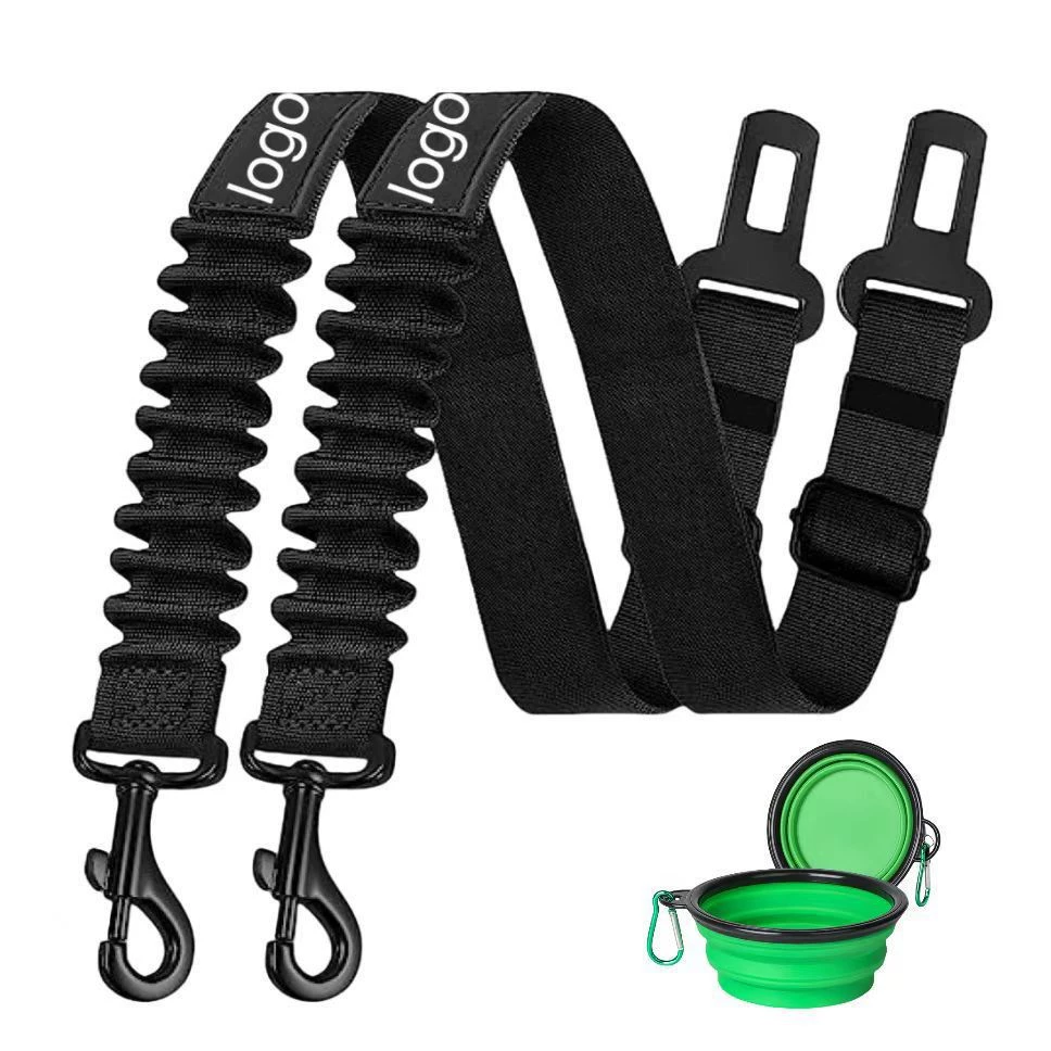 Домашние собаки автомобиль ремень безопасности телескопический буфер эластичные кошачьи тяги регулируемые товары для животных