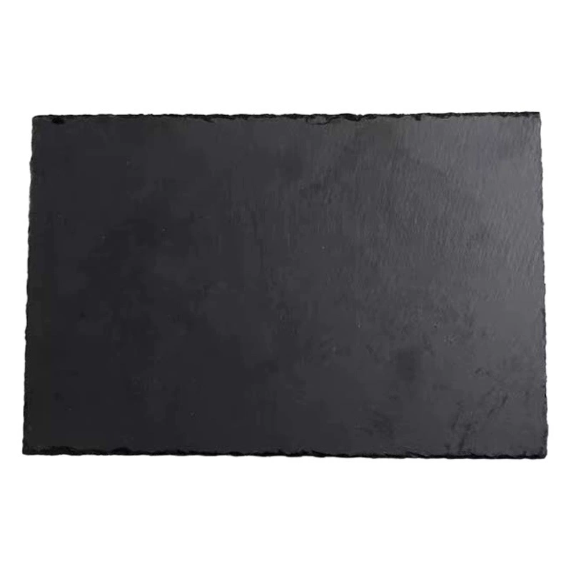 Тарелка из сланца в японско-Корейском стиле Десертная тарелка для суши Западная еда Тарелка из черного сланца Посуда Плоская тарелка для японского барбекю Стейк Тарелка