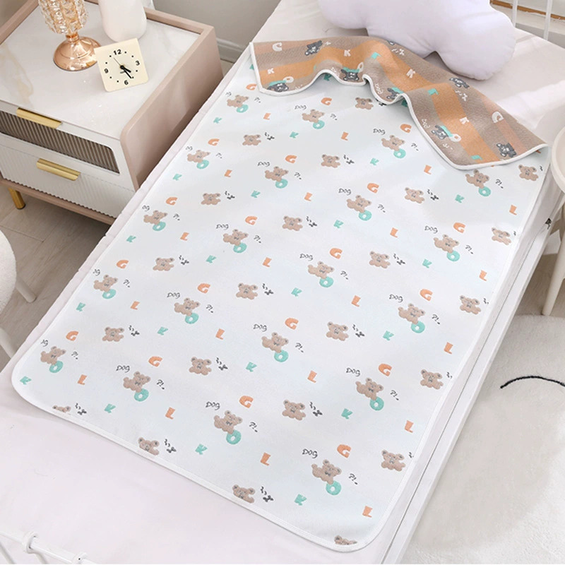 Gauze mat, summer breathable crib, children's cotton mattress for kindergarten