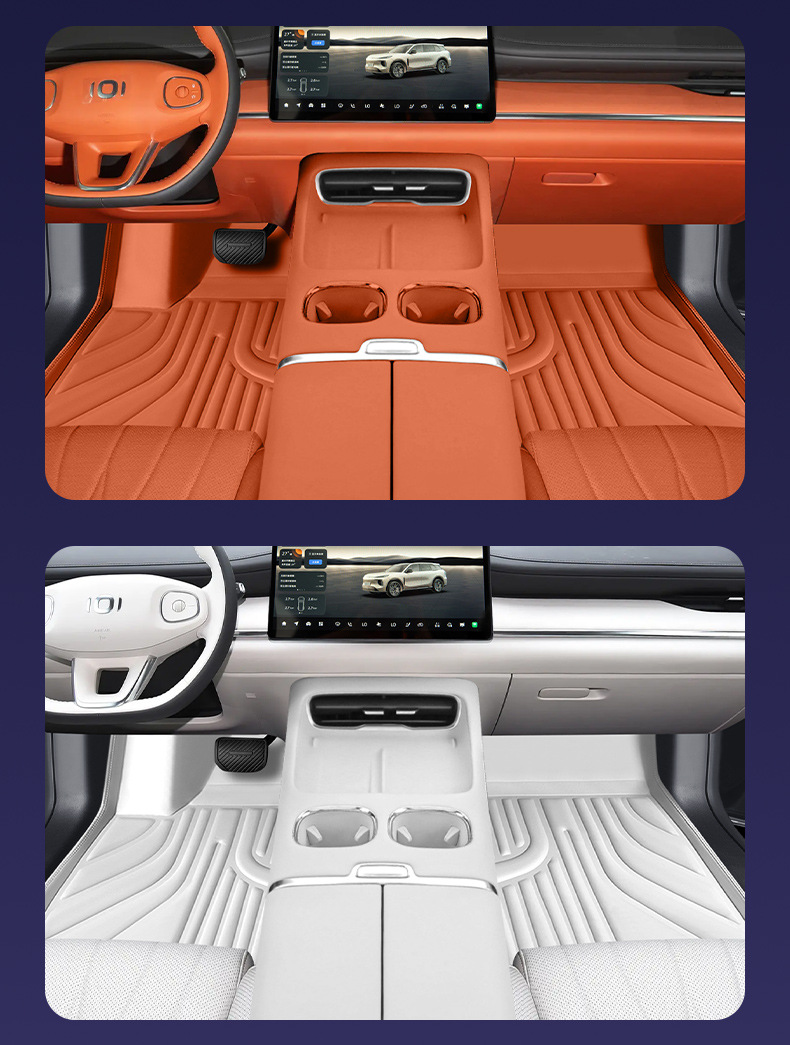 Suitable for Qiyuan Q07 Model Car, Waterproof and Dustproof Car Interior Accessories, Environmentally Friendly Double-Layer Floor Mats