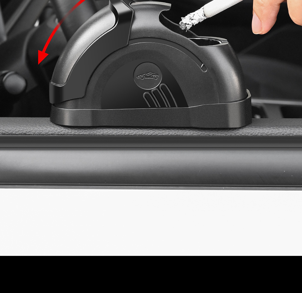 Creative Car Door Ashtray That Conveniently Catches Ash, Prevents Wind and Ash from Flying, Keeps Your Eyes on the Road While Driving, Car Ashtray