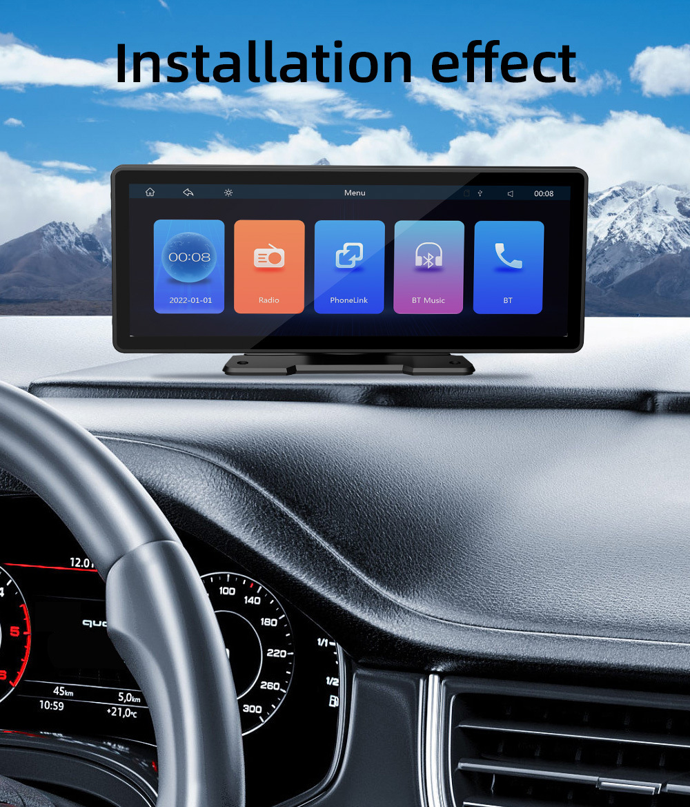 Cross-Border 10.26inch Portable In-Car Mp5 Player Multi-Functional Carplay Car Navigation Mp5