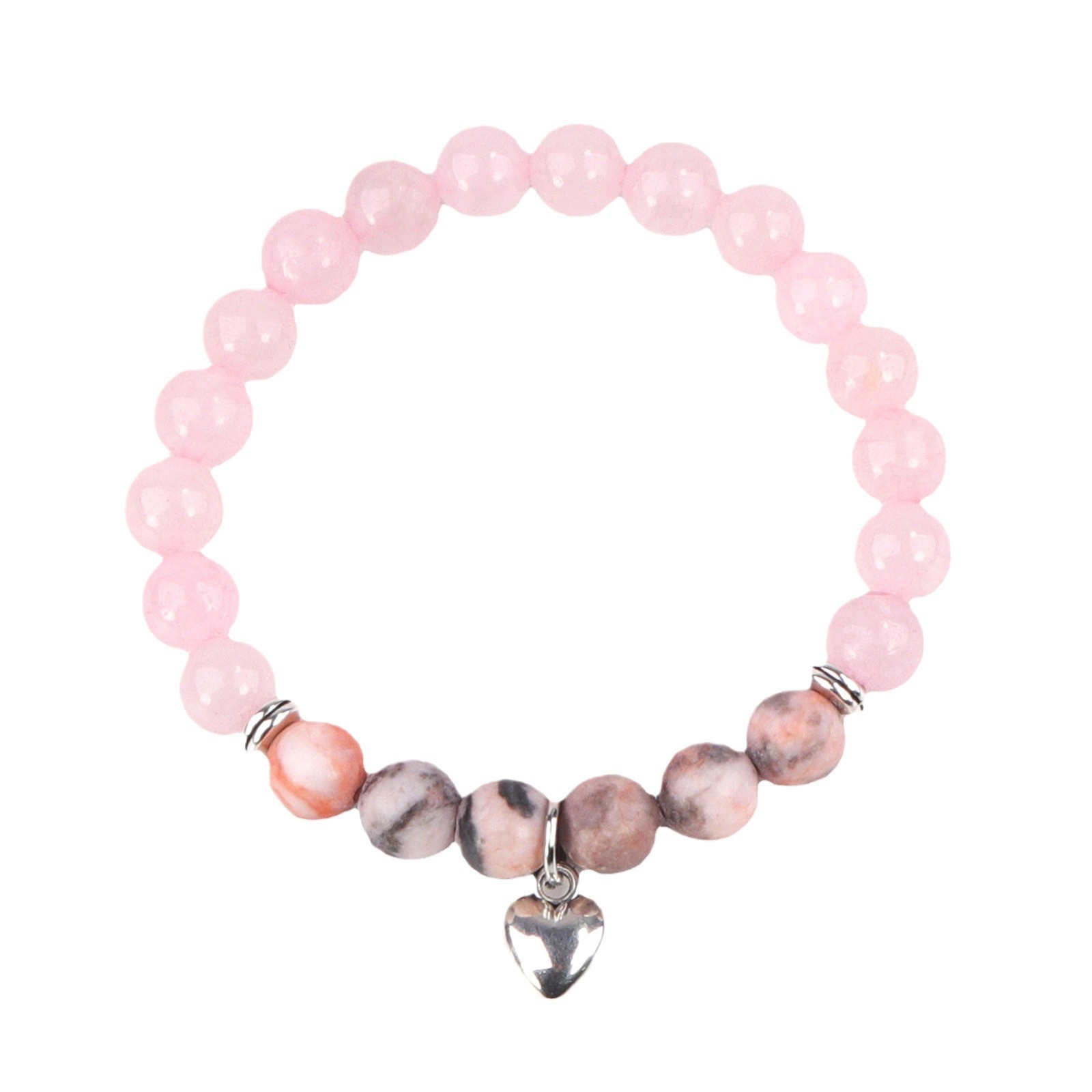 Regalo de vacaciones ToMyMom Pulsera Galvanoplastia de oro rosa Piedra volcánica con cuentas Polvo Zebra Love Ladies Pulsera