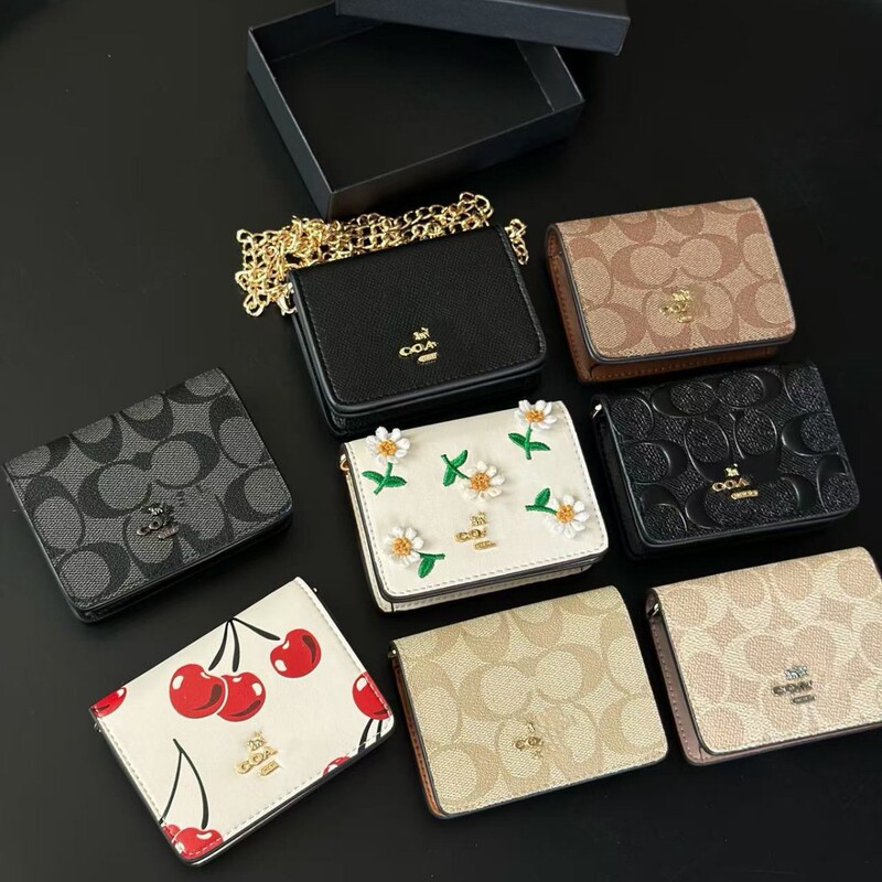C Brand Chain Coin Purse Is Compact, Stylish, and Can Be Worn Cross-Body