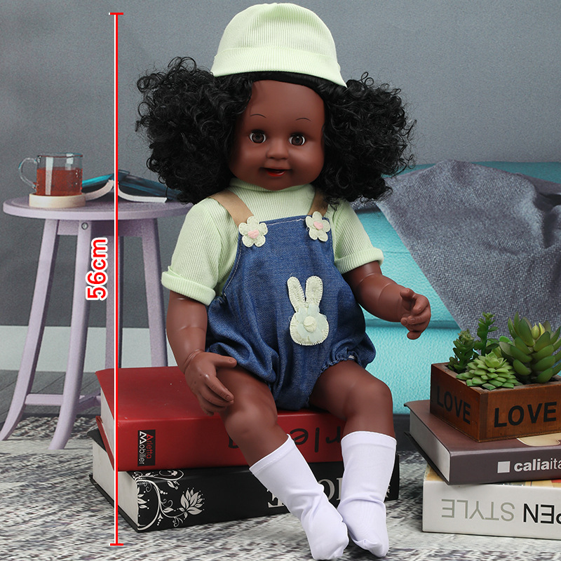 56 cm Rebirth Simulación de regalos de Barbie Baby Soft Girls Toy Set Muñecas para niños
