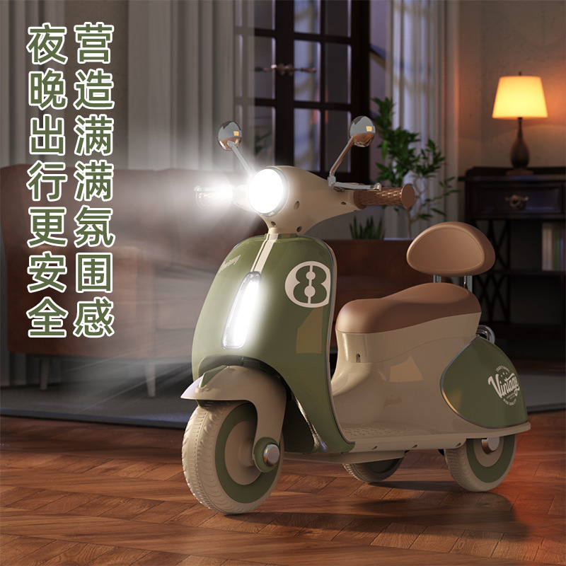 子供用電動バイクおもちゃの車、子供が座ることができるリモコン電気自動車、ベビー三輪車、子供用ギフトカー|undefined