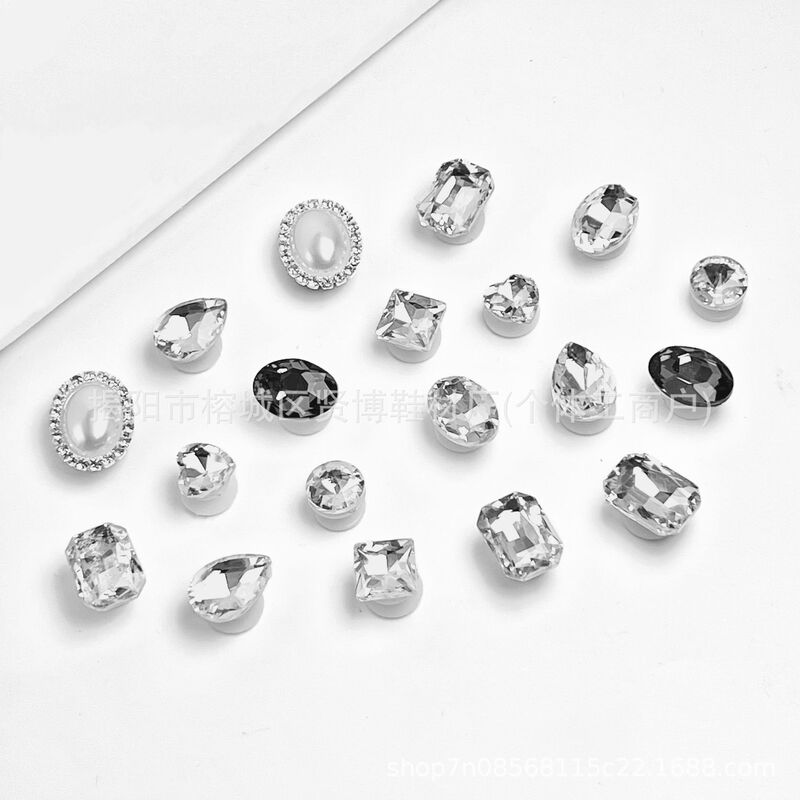 クロスボーダー 2025 下駄靴花装飾アクセサリー PVC ソフトプラスチック DIY 靴バックル卸売工場直接供給|undefined