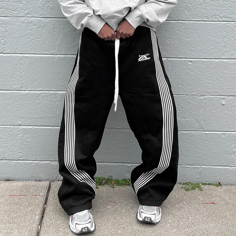 Men's Hip Hop Streetwear Pants – Striped Loose Fit Straight Leg Trousers (S-2XL)_ecoleips.com