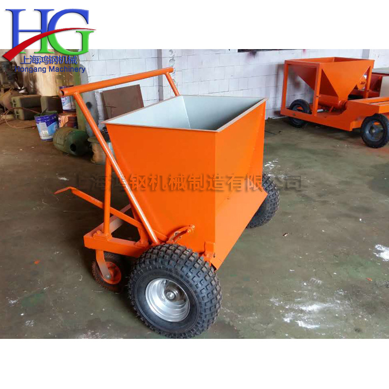 可移动园林送砂设备 小型轻便足球场充砂机 手推式假皮草坪装砂车
