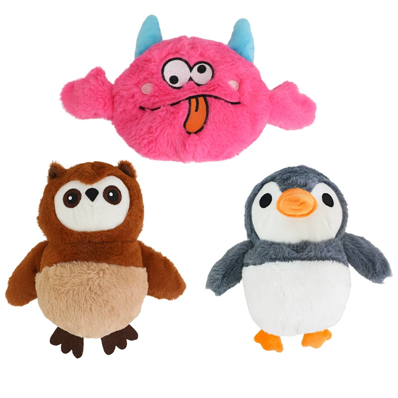Interactive electric plush toy for jumping, makes sounds, getting rid of boredom, pet
