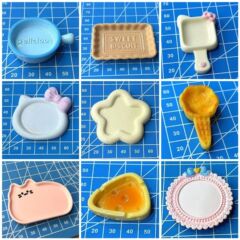 プレート単穴型シリーズシリコン型 DIY 小鼻食玩型