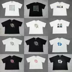 American fashion brand Mertra street hip-hop colorful butterfly print summer men's and women's loose casual short sleeved T-shirt