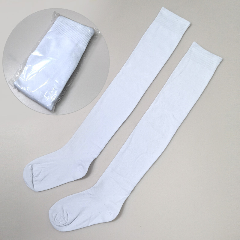 Unisex Lässig Einfarbig Baumwolle Über Die Knie Socken display picture 5