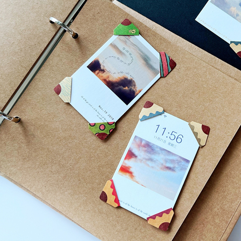����ͷ��Ƭ����KP����ճ��diy��Ƭװ�γ���ֱ����ϵ24öֽ�ʽ���